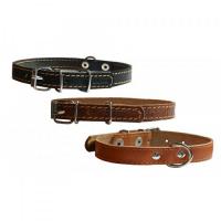 Ошейник одинарный составной ( ш 12мм, д 24-32см) коричневый