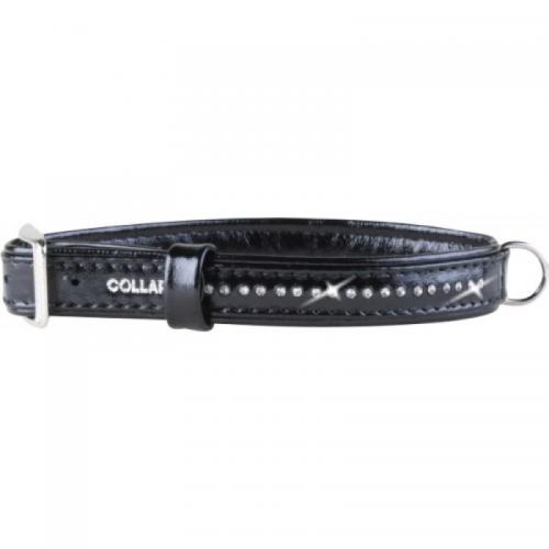 Ошейник "ColLLaR brilliance" с маленькими стразами (ш 15мм, д 27-36см), черный Ошейник "ColLLaR brilliance" с маленькими стразами (ш 15мм, д 27-36см), черный