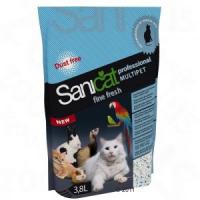 Sanicat Fine Fresh Professional, силикагелевый универсальный наполнитель для кошеу, грызунов, птиц - 7,5 л.