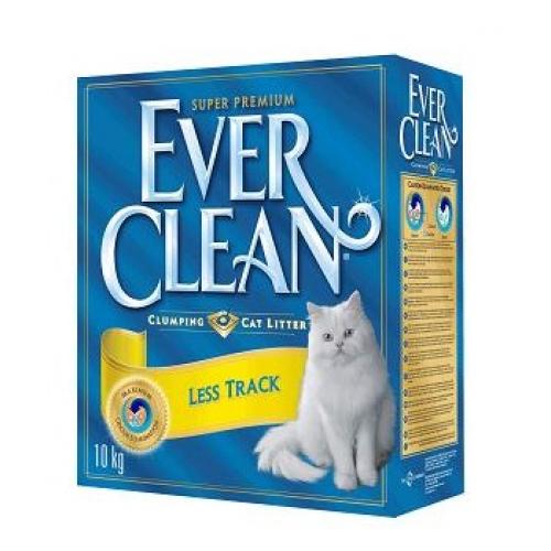 EverClean Less Track , комкующийся наполнитель, для длинношерстных кошек - 6 л.