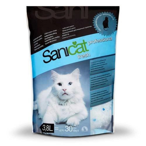 Sanicat Fresh Professional, силикигелевый наполнитель - 5 л.