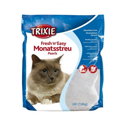Наполнитель "TRIXIE" Fresh & Easy pearls, для кошачьих туалетов, 3,8 L