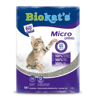 Biokat's Micro classic, комкующийся наполнитель с мелкими гранулами - 14 л.
