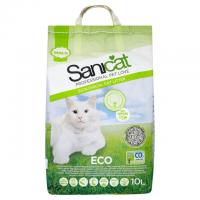 Sanicat ECO, впитывающий наполнитель из целлюлозы - 10 л.