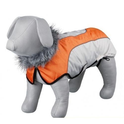 Попона "Laval" для собаки "TRIXIE" нейлон,размер М,окр.живота-50-60см,длина-45см,бежевая/оранжевая