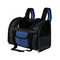 Переноска "TRIXIE" "Connor", 44х30х21 cм, до 8 кг,черная/синяя, полиэстер