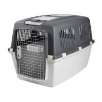 Переноска "TRIXIE" Gulliver VII для мелких животных до 50кг, 73х75х104см, светлосерая/серая
