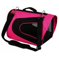 Переноска "TRIXIE" "Alina" для кошек и собак, 22х23х35 см,розовая/черная, полиэстер