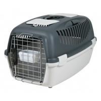 Переноска "TRIXIE", Gulliver V, для мелких животных до 25 кг, 58х60х79см, светлосерая/серая