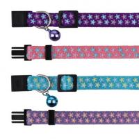 Ошейник "TRIXIE", для кошек, с рисунком и колокольчиком, нейлон