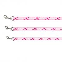 Поводок "TRIXIE" для собак "Modern Art Rose Heart", (M-L),1.00 м/20 мм, розовый