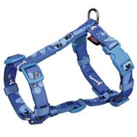 Шлея "TRIXIE" для собак"Modern Art H-Harness Woof", (ХS-S) 30-40 см/15мм