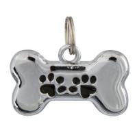 Брелок-украшение адресный "TRIXIE" для собаки, в виде косточки,металл