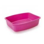 Туалет "SAVIC" "Oval tray" для кошек,большой 46х38х12см,цвета в ассортименте, пластик