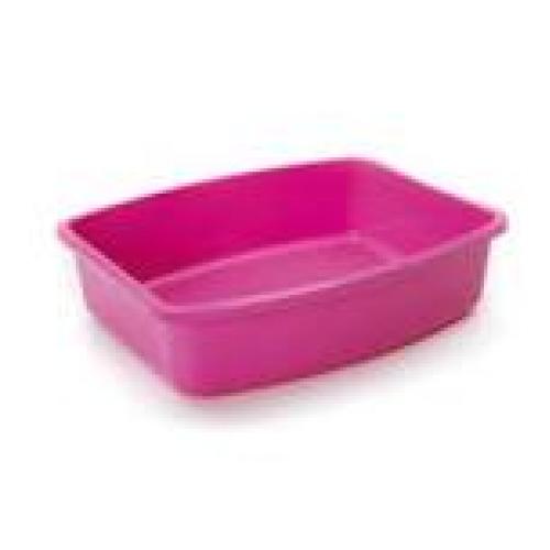 Туалет "SAVIC" "Oval tray" для кошек,большой 46х38х12см,цвета в ассортименте, пластик