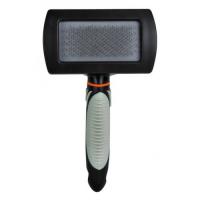 Мягкая щетка-пуходерка "TRIXIE" для ухода за шерстью, 7x16см