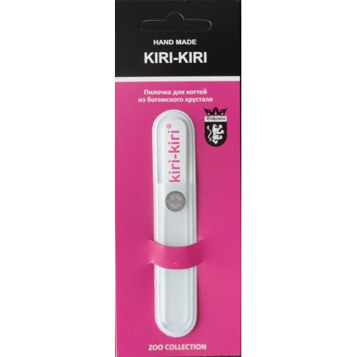 Хрустальная пилочка KIRI-KIRI для когтей, 9 см, белого цвета