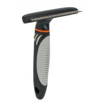 Металлический грумер "TRIXIE" для ухода за шерстью, с вращающимися зубьями, 10х15 см