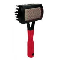 Мягкая щетка-пуходерка "TRIXIE" для ухода за шерстью, двусторонняя, 10х17см